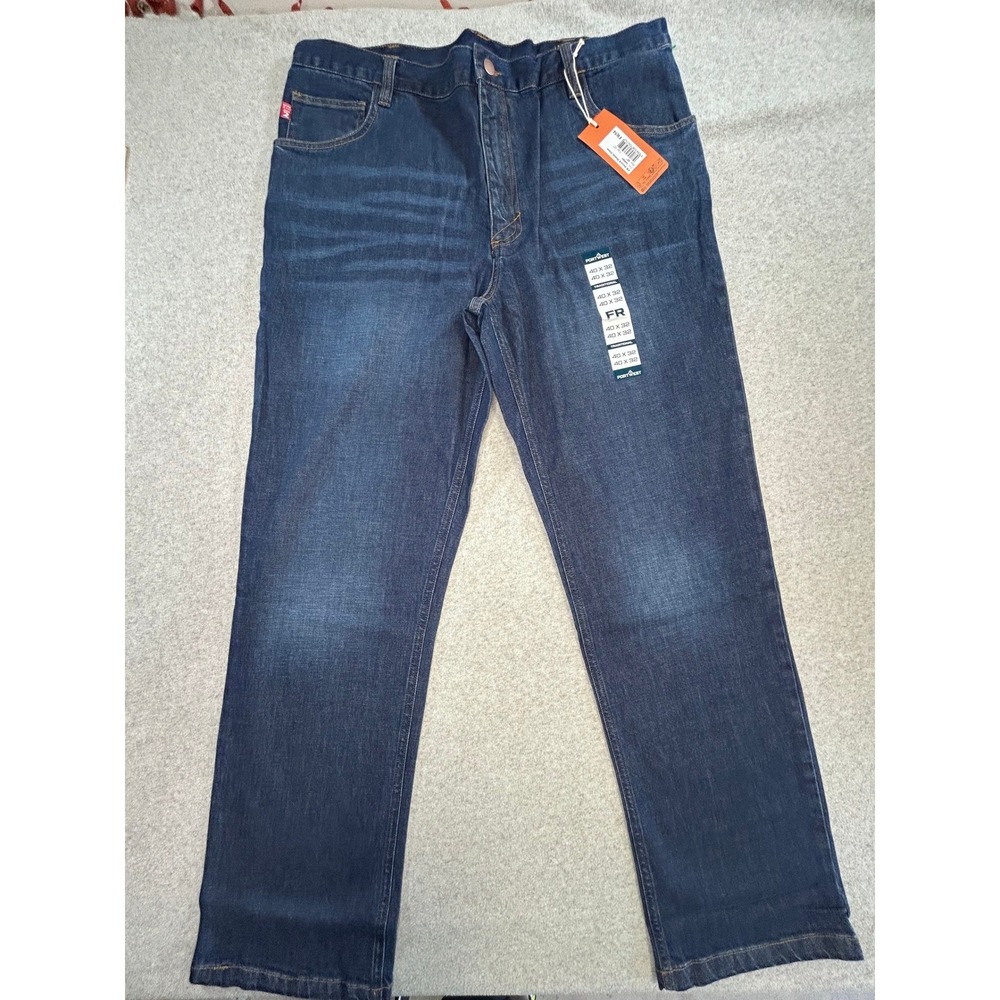 Portwest Bizflame FR Jeans Mens 40x32 Blue NEW Flame Resistant NFPA 2112 ARC 2‎